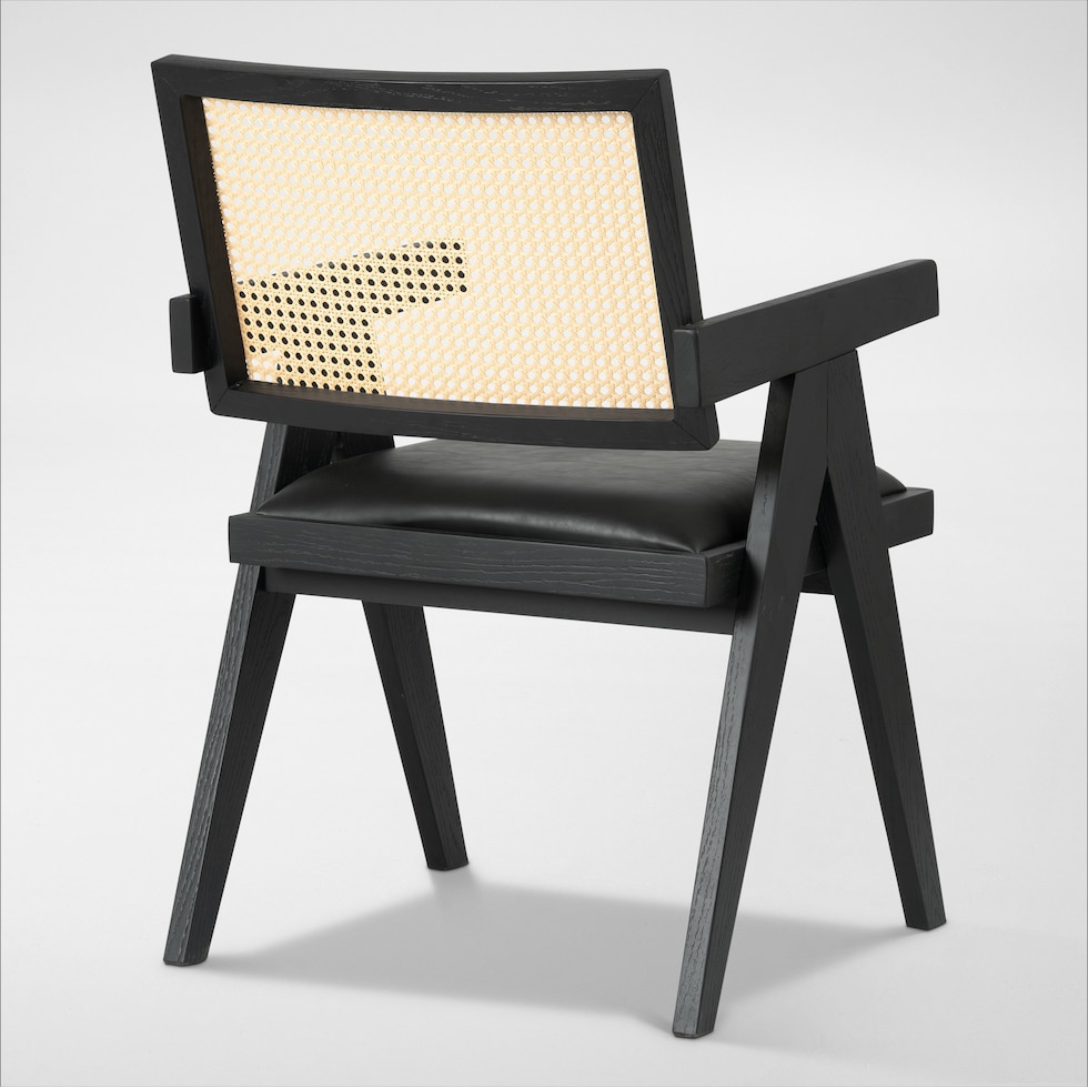 caitlin black dining chair   