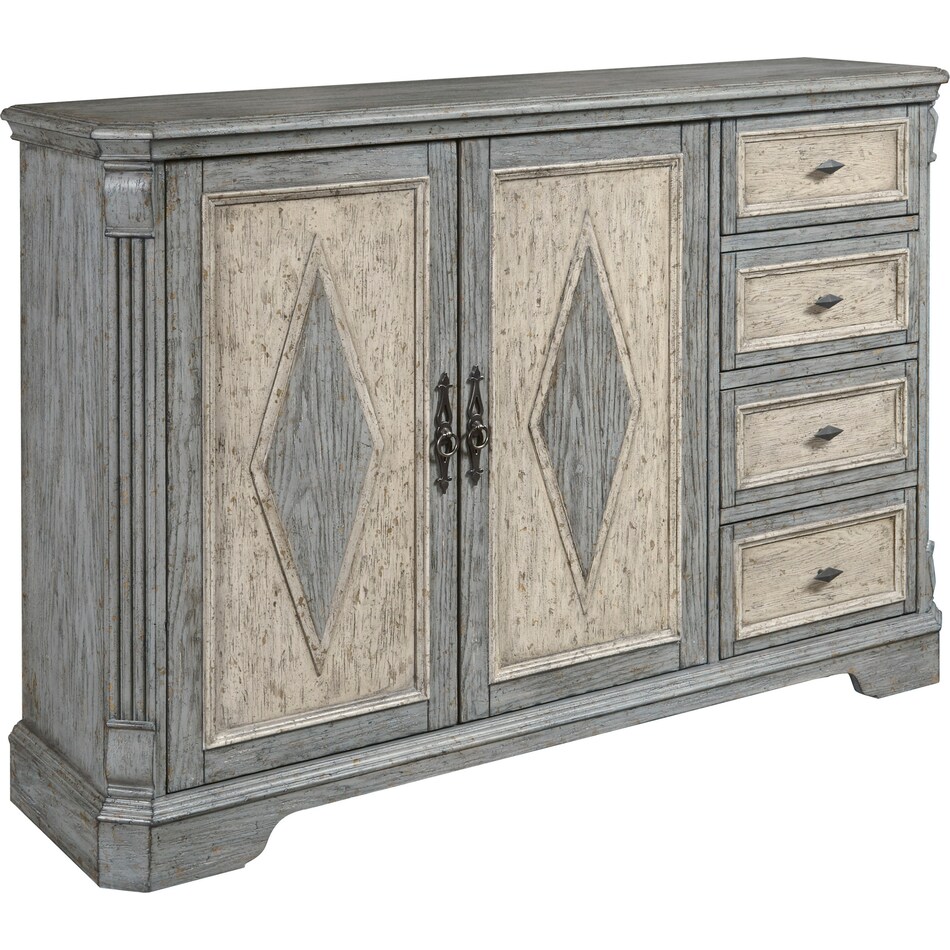 calah gray sideboard   