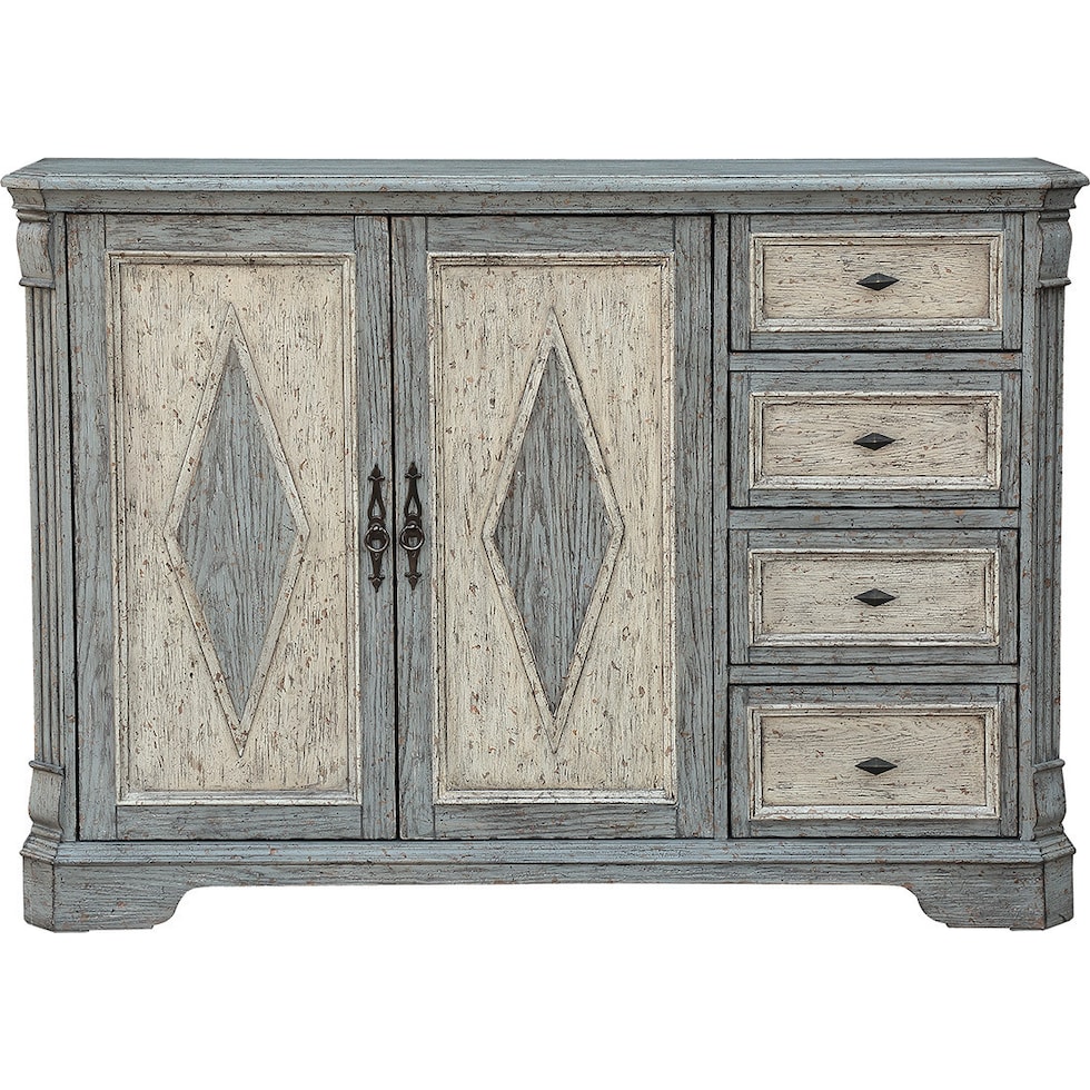 calah gray sideboard   