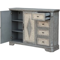 calah gray sideboard   