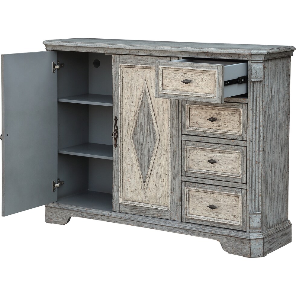 calah gray sideboard   