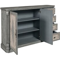 calah gray sideboard   