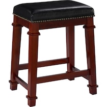 caleb black counter height stool   