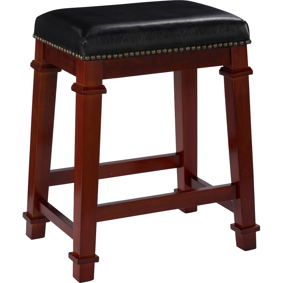 caleb black counter height stool   