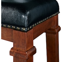 caleb black counter height stool   
