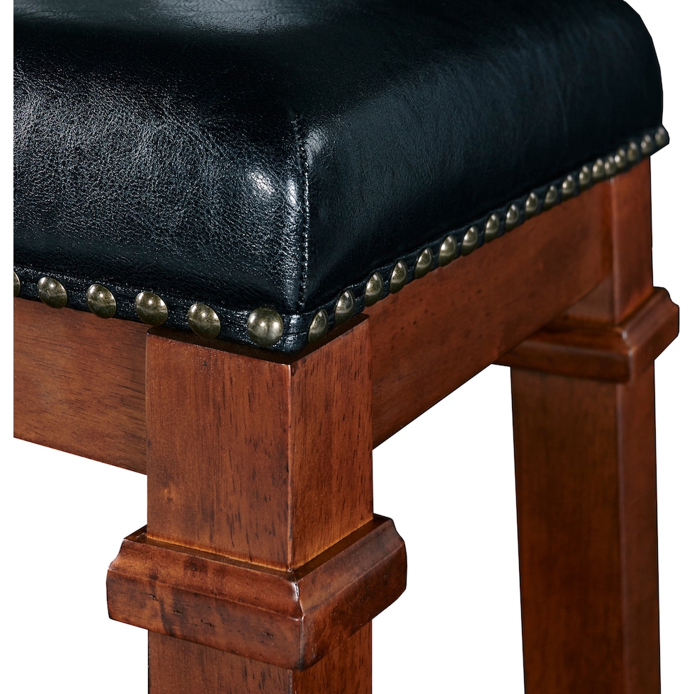 caleb black counter height stool   