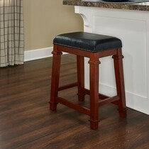 caleb black counter height stool   