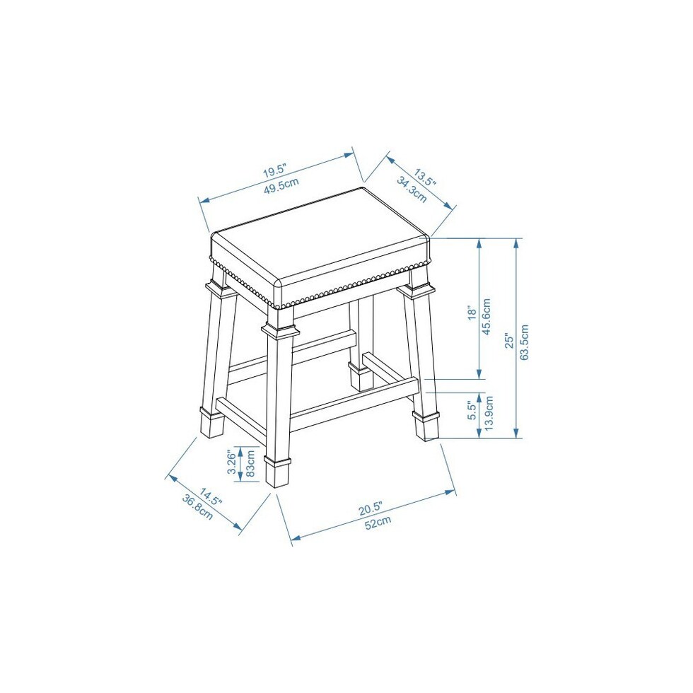 caleb black counter height stool   