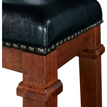 caleb black counter height stool   