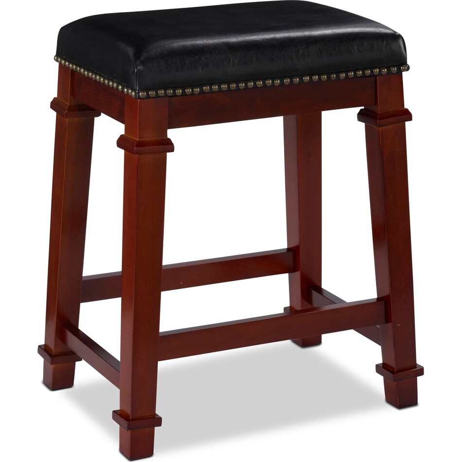 caleb black counter height stool   