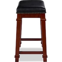 caleb black counter height stool   