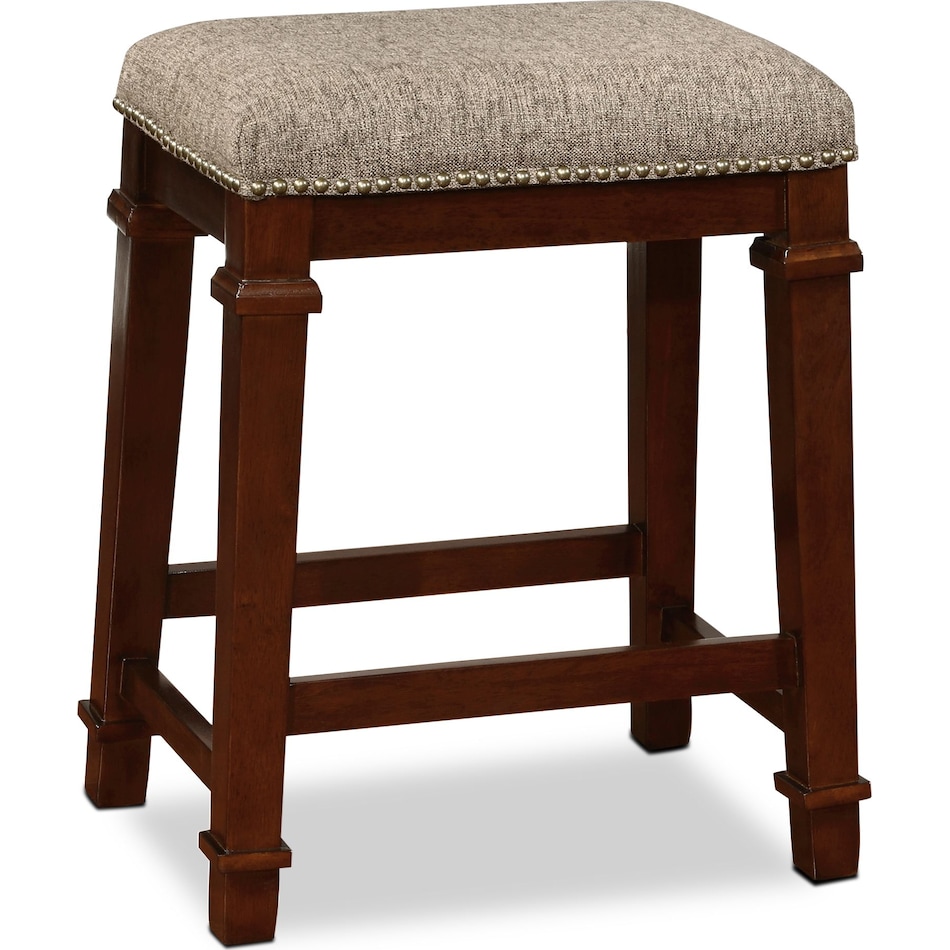 caleb light brown counter height stool   
