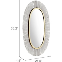 cali black gold mirror   