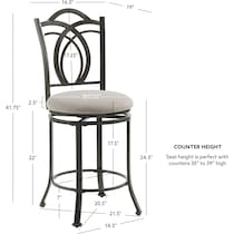 calif counter height stool   