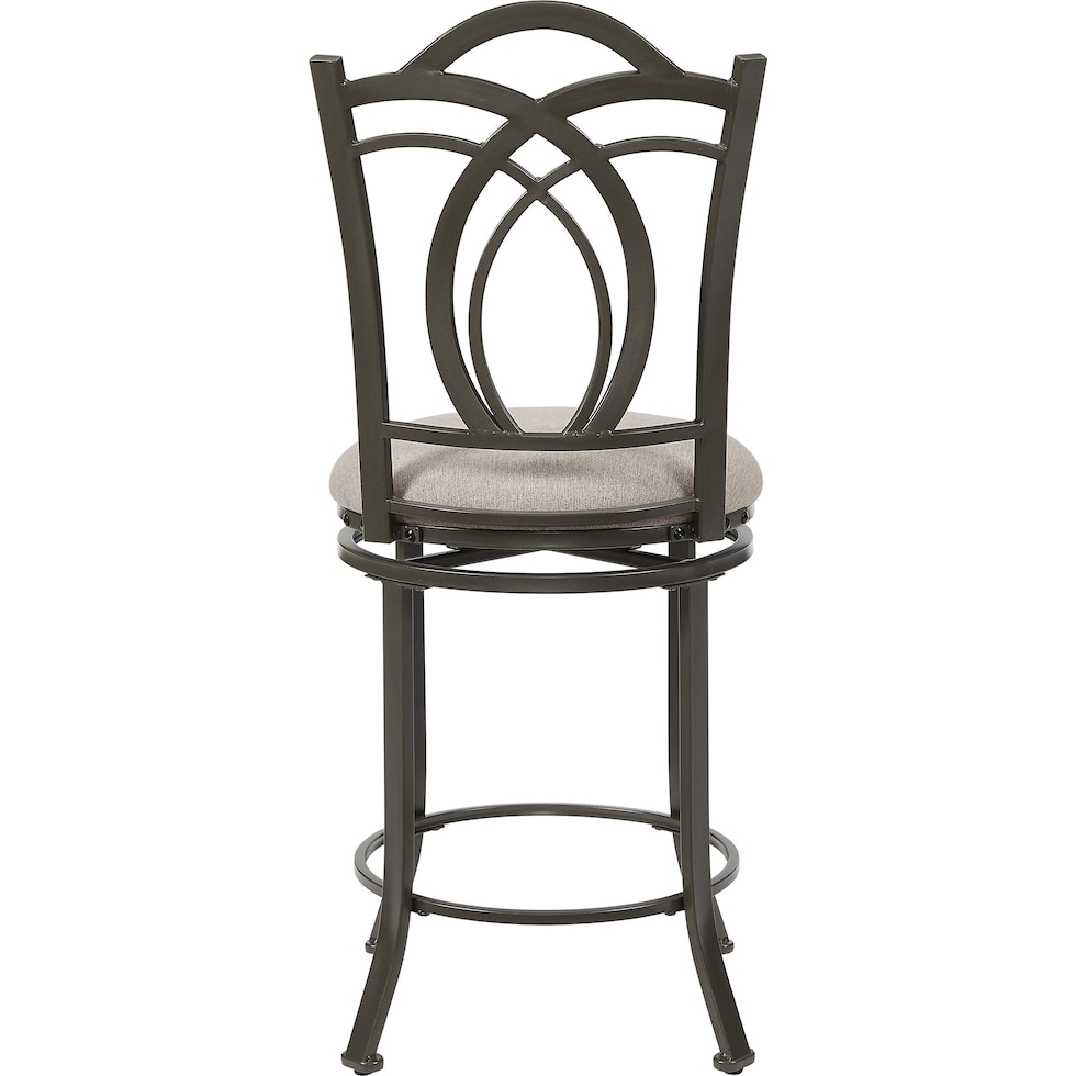 calif gray counter height stool   