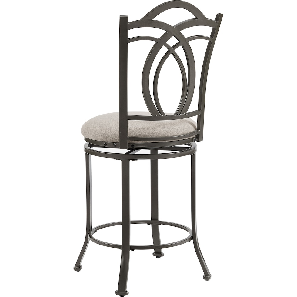 calif gray counter height stool   