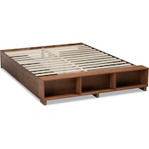 calista dark brown king bed   