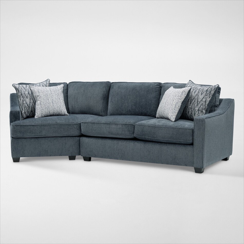 Callie 2-Piece Sectional with Cuddler | Value City Furniture