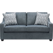 callie blue loveseat   