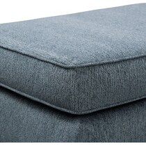 callie blue ottoman   