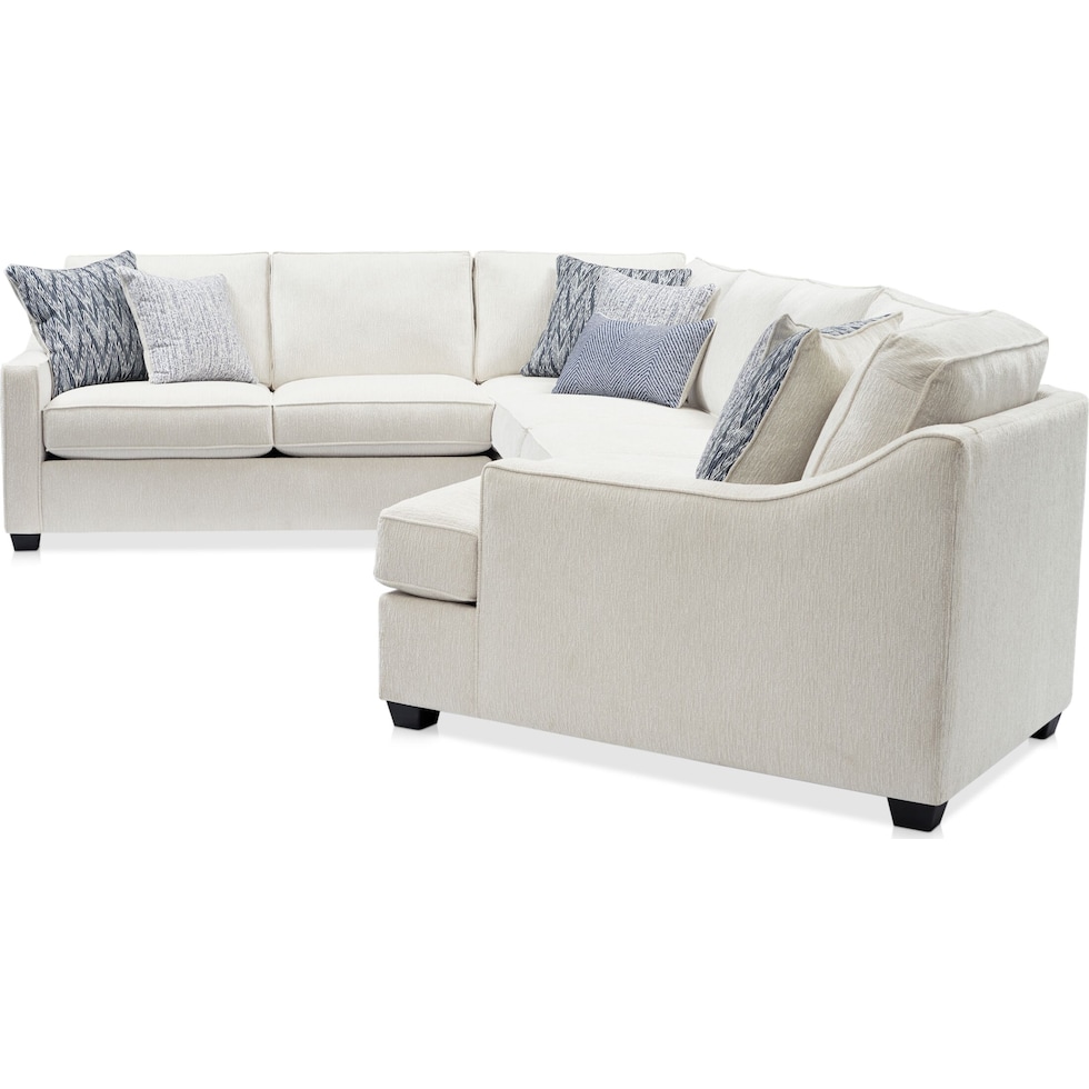 callie white sectional   