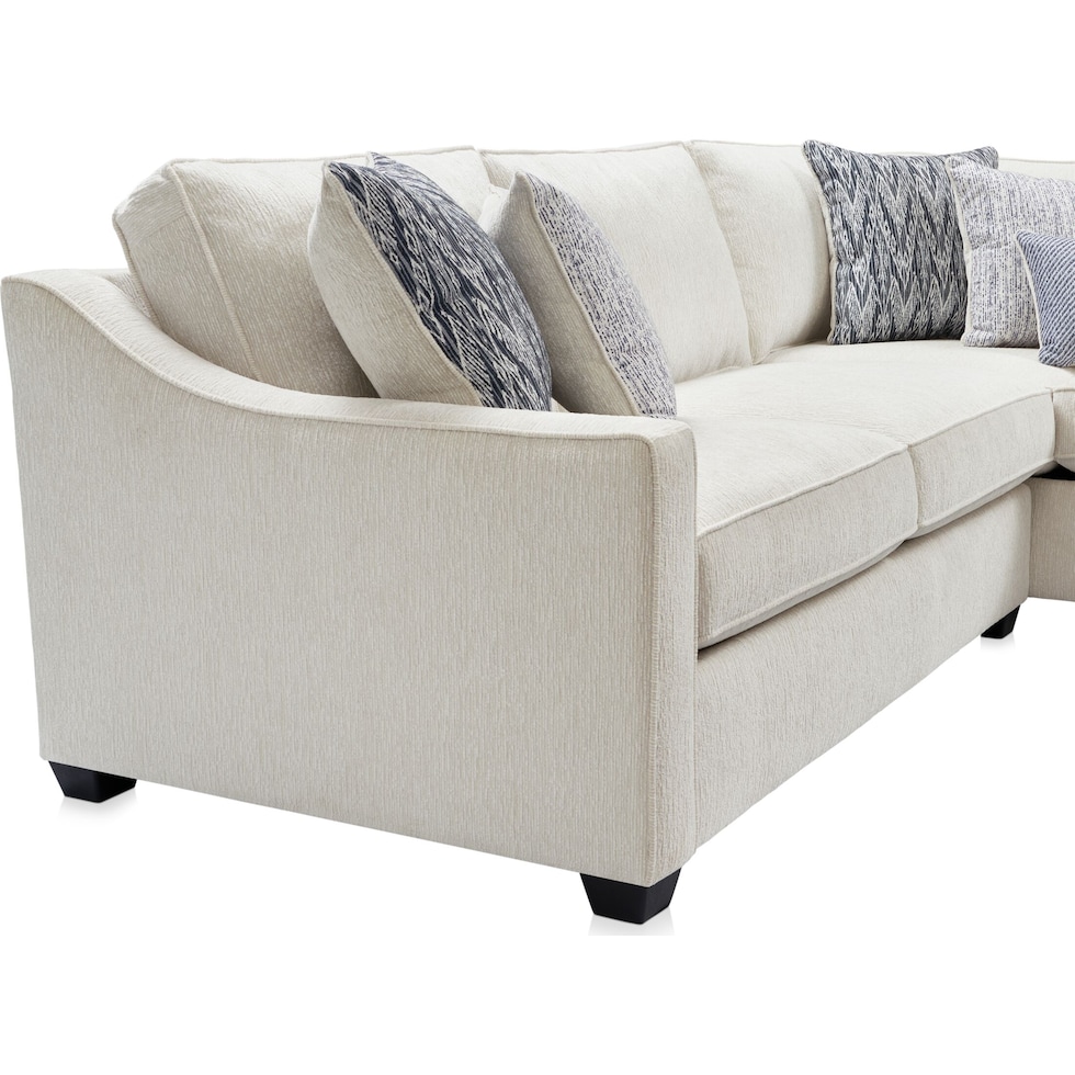 callie white sectional   