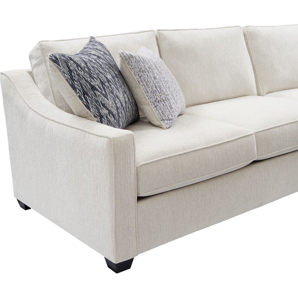 callie white sectional   