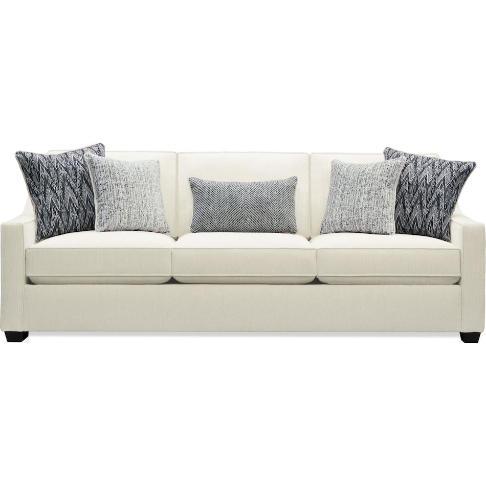 callie white sofa   