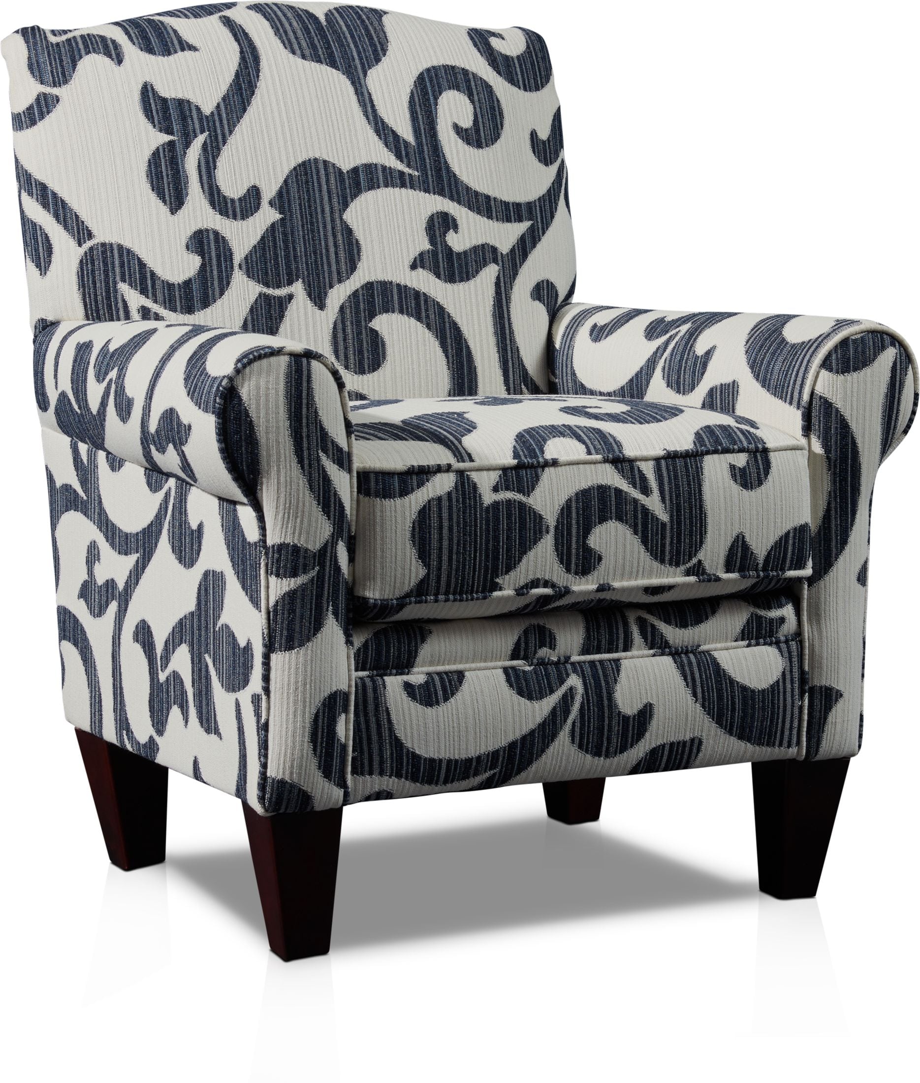 Blue Patterned Accent Chairs Marcuscable Com