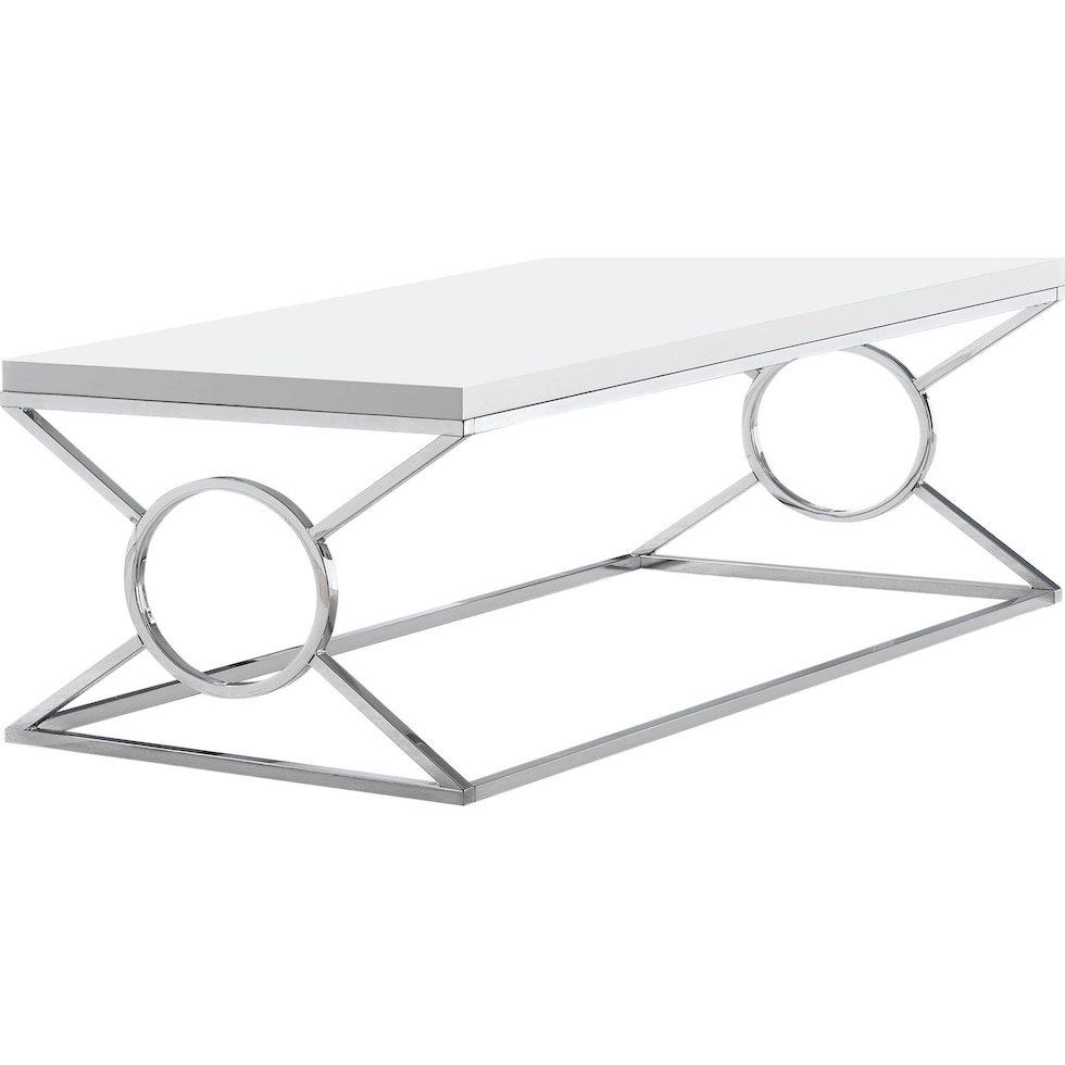 callum white coffee table   