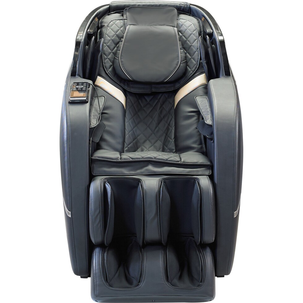 calm black massage chair   