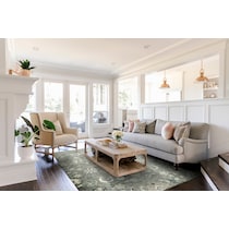 calm gray area rug  x    