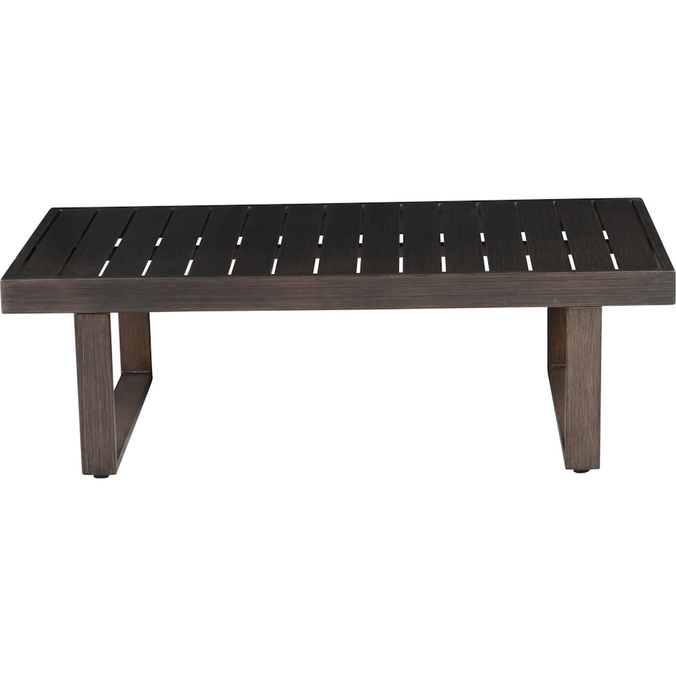 cambridge gray outdoor coffee table   