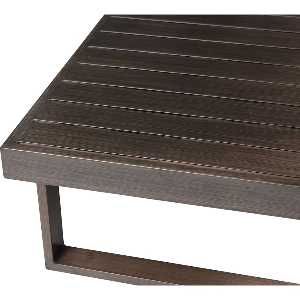 cambridge gray outdoor coffee table   