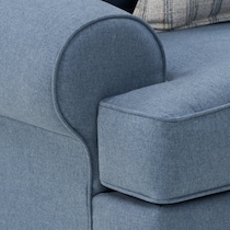 camden living room blue chair   