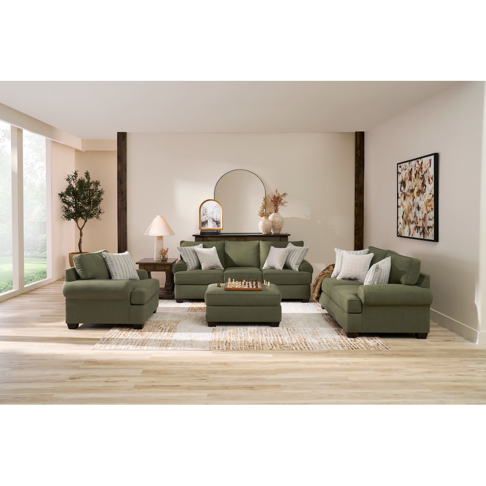 camden living room green  pc living room   