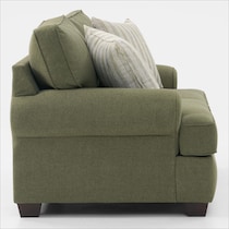 camden living room green loveseat   