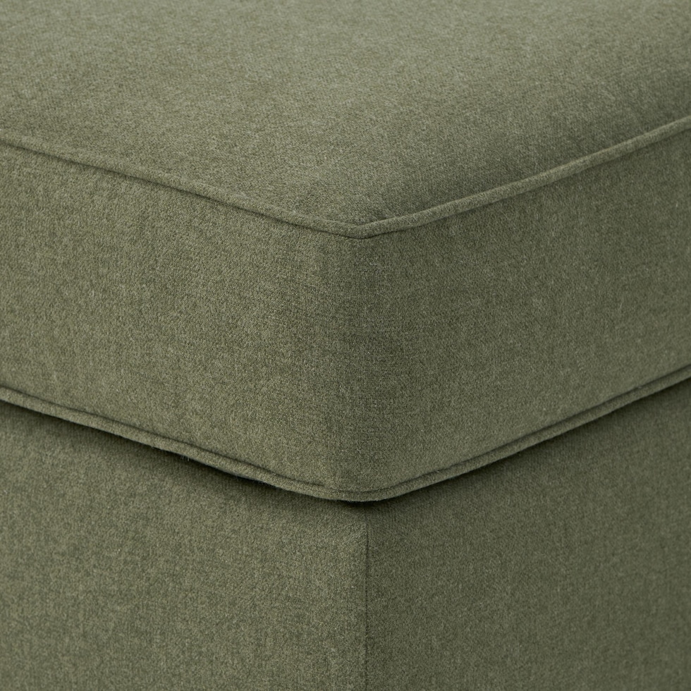 camden living room green sofa   