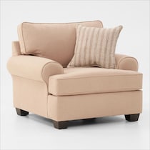 camden living room light brown chair   