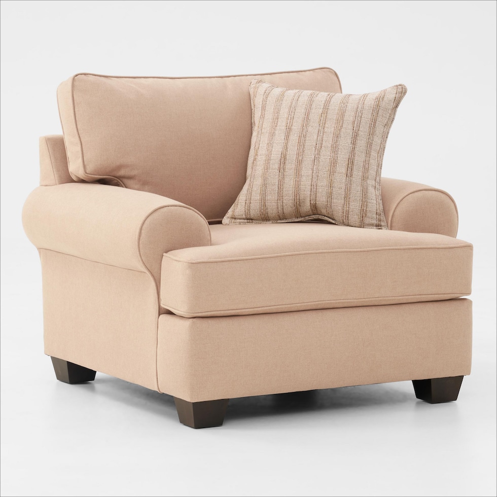 camden living room light brown chair   