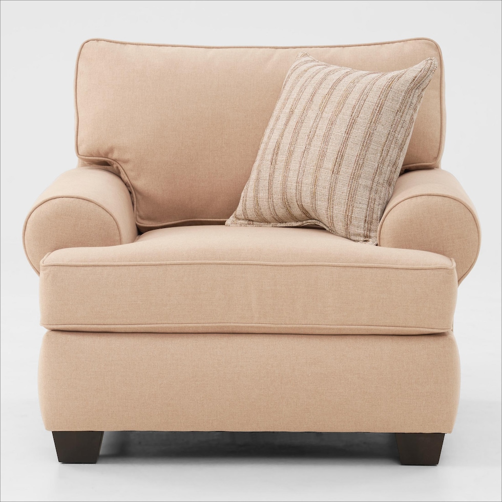 camden living room light brown chair   