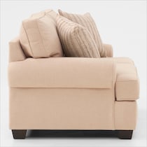 camden living room light brown loveseat   