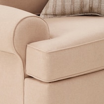 camden living room light brown loveseat   