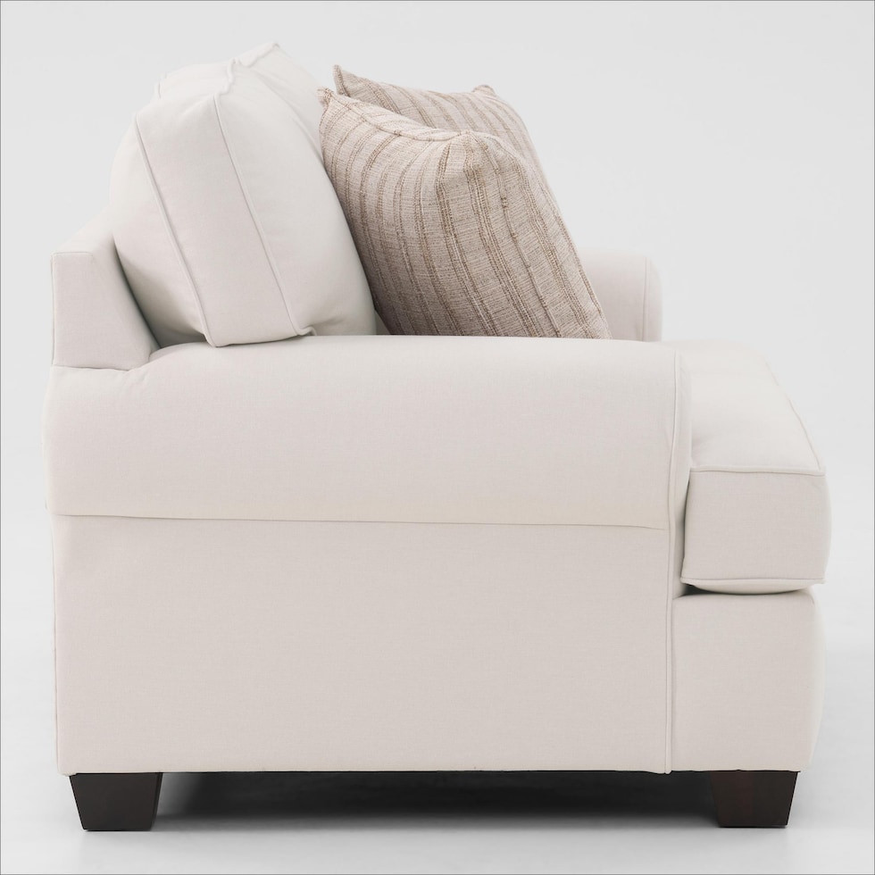 camden living room neutral loveseat   