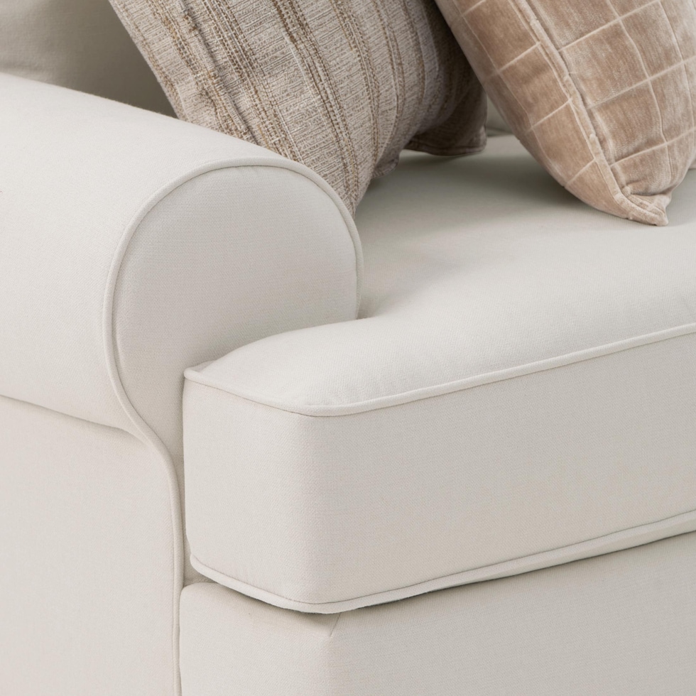 camden living room neutral loveseat   
