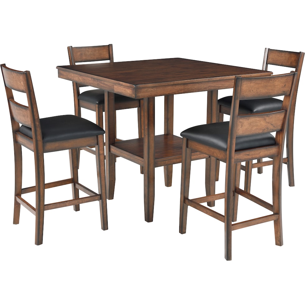 cameron dark brown  pc dining room   