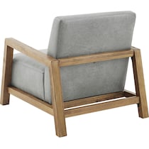 cameron gray accent chair   