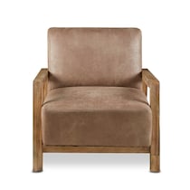 cameron taupe accent chair   