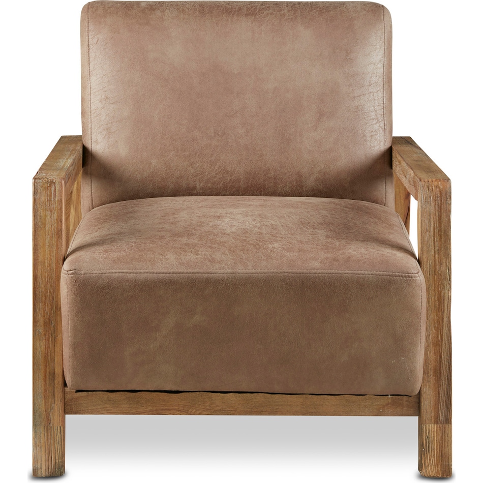cameron taupe accent chair   