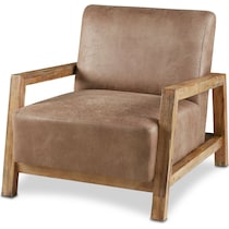 cameron taupe accent chair   